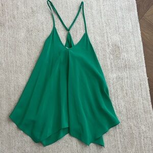 Amanda Uprichard Vibrant Green Camisole